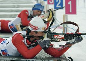 Japan's Meguro wins biathlon 12.5-km pursuit